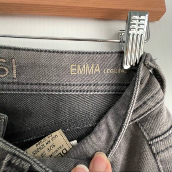DL1961 grey Emma stretch skinny jeans size 28 inseam 28” - Picture 4 of 11